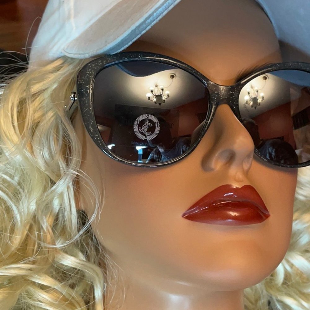 Juicy Couture Two-Tone Frame Sparkle Gray/Black NWT - Picture 5 of 8
